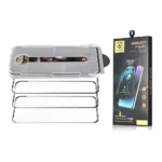 Dust-Proof Full Cover Automatic Alignment Tempered Glass HD Screen Protector for iPhone 16, 16 Pro, 16 Pro Max, 16 Plus