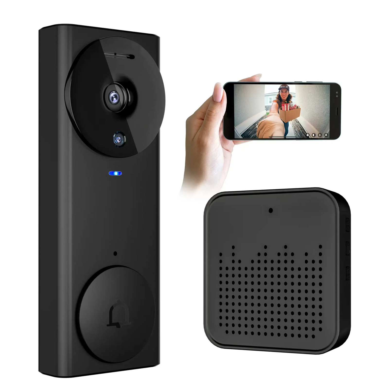 2.4G Wi-Fi Wireless Video Doorbell with Night Vision