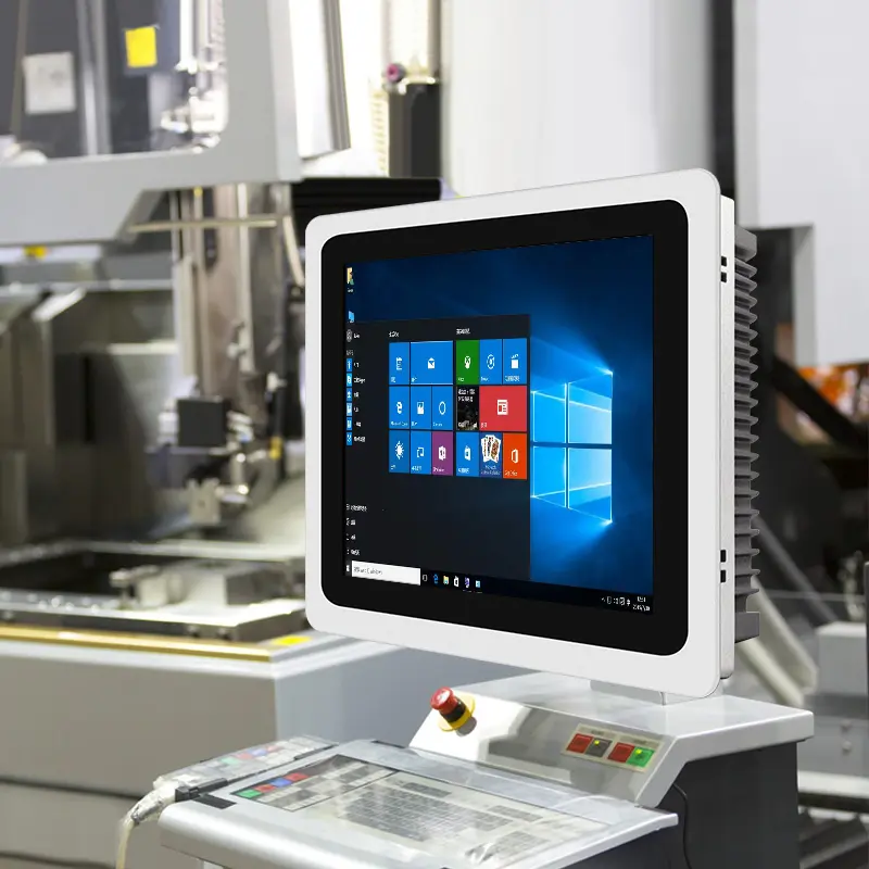 10-Inch Fanless Touch Android Monitor with HD Ports – Metal Case, Wall Mount for Industrial Use