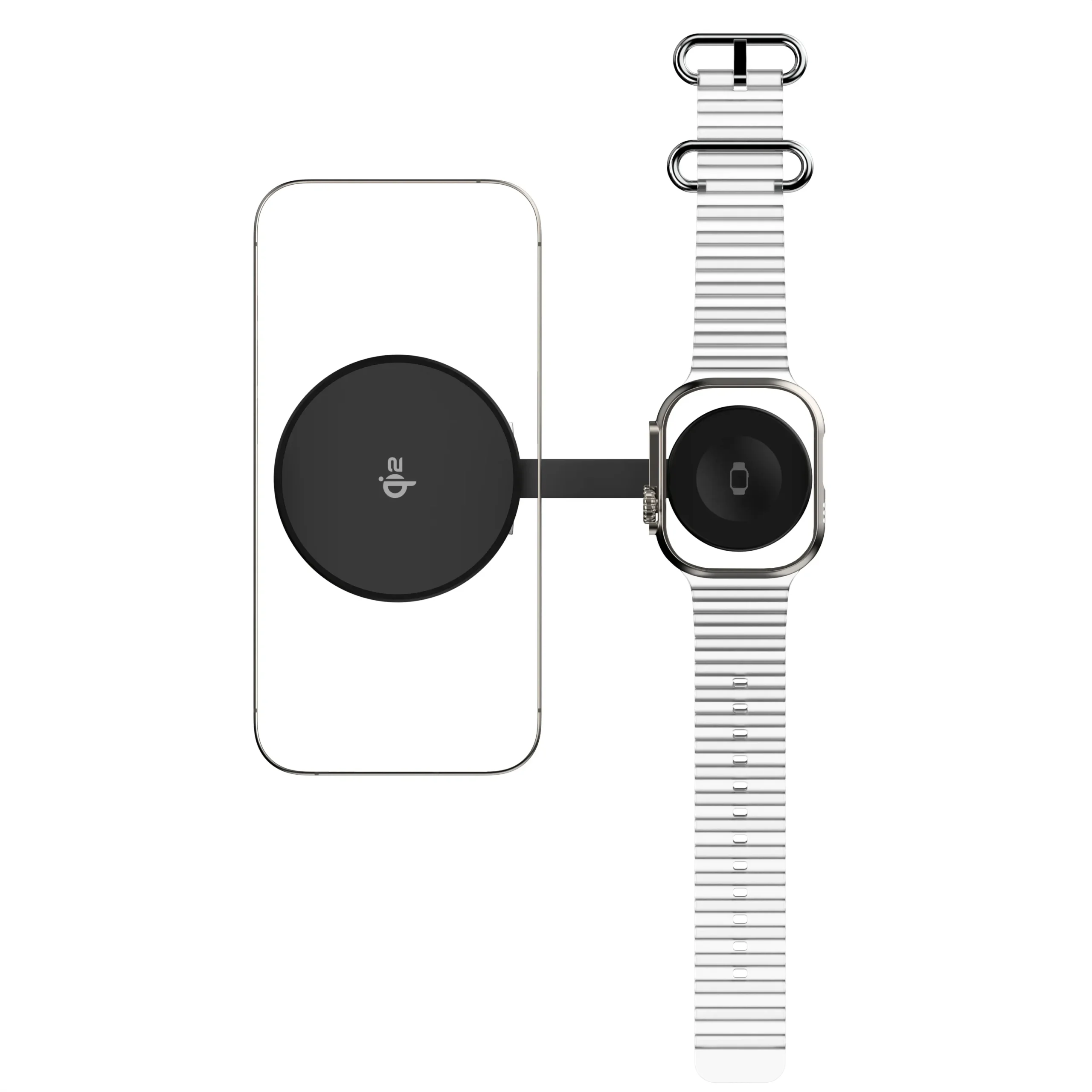 Magnetic Phone Holder for 3-in-1 Stand Wireless Charging – Portable and Foldable Mobile Charging Station - Image 3