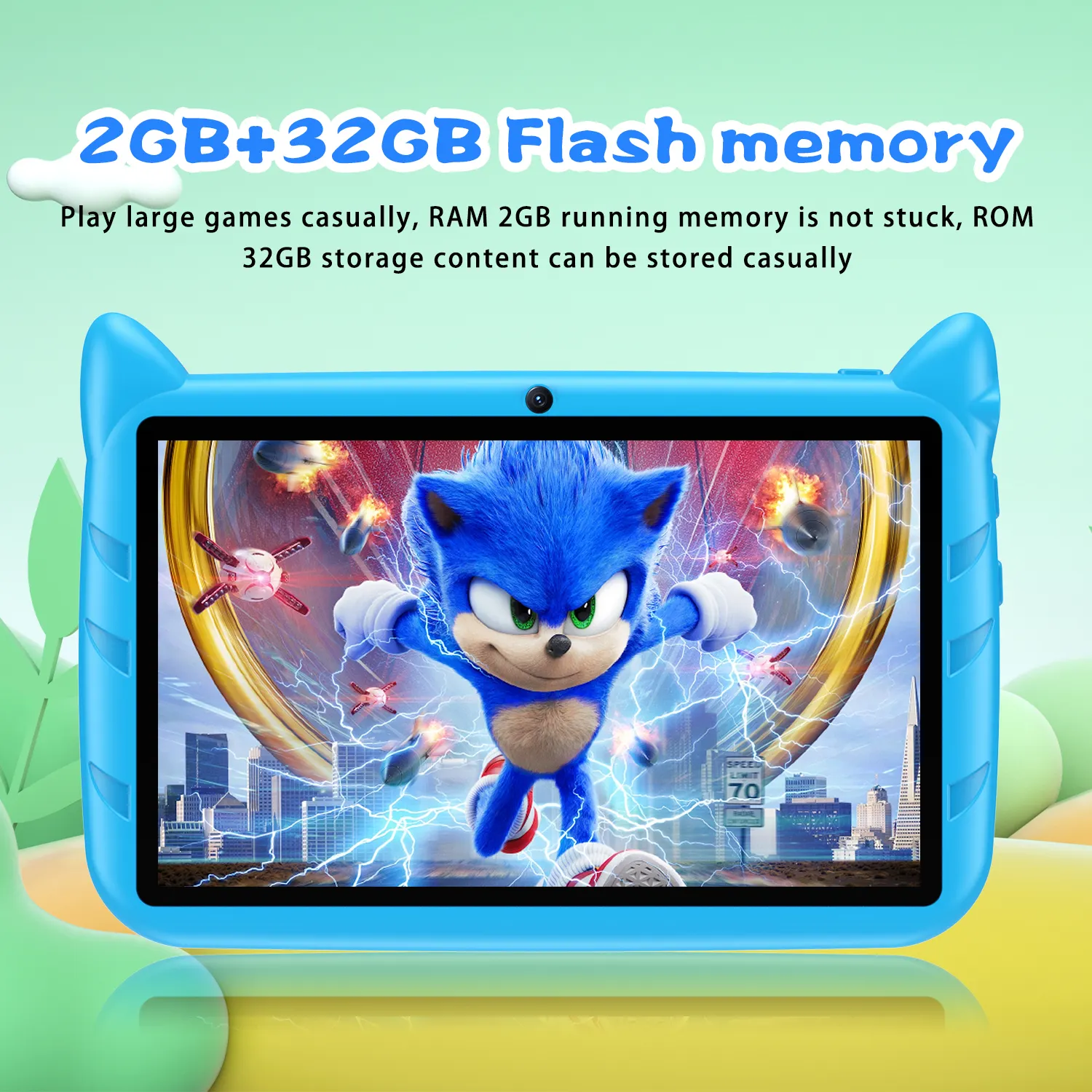 7-Inch Kids Educational Tablet with Parental Control & Durable Case - Image 2