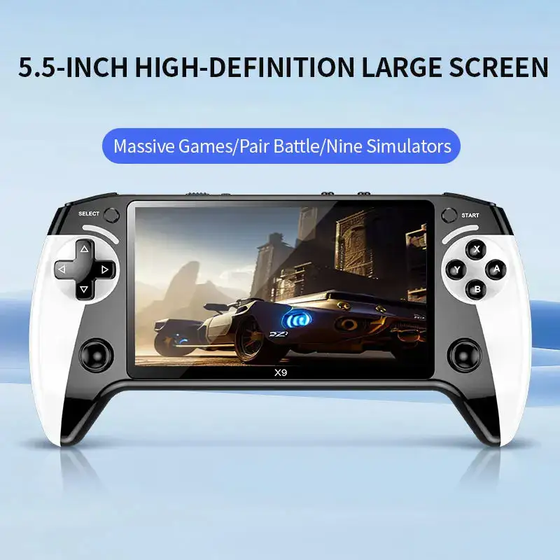 5.5-Inch HD Portable Handheld Gaming Console with Retro Arcade Games - Image 3