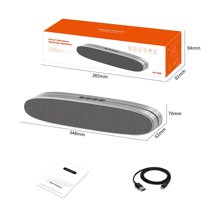 Portable Wireless Desktop Speaker for Home & Outdoor Use - Image 2