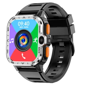 4G Android Smartwatch with 2.03-Inch HD Display, Dual Cameras, and Comprehensive Connectivity
