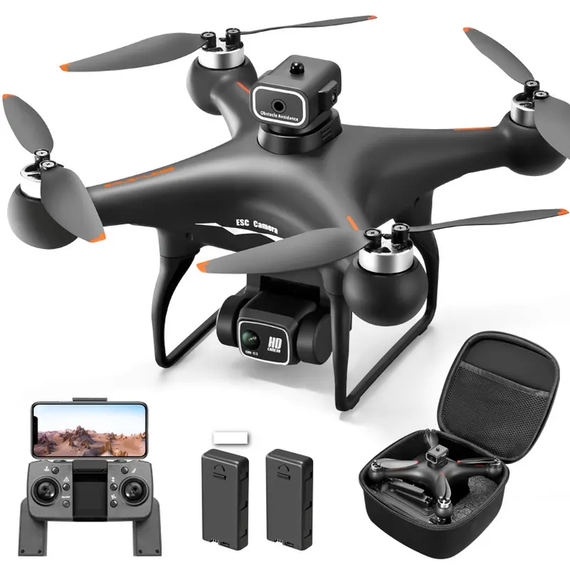 Portable FPV Mini Drone with 4K HD Dual Camera, Obstacle Avoidance, and Foldable Design