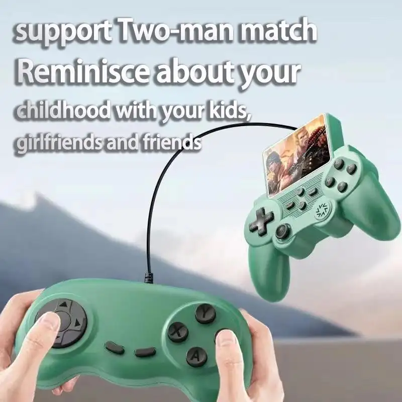 Family Recreation Video Game Console with Built-in 520 Classic Games, Dual Controllers, and AV Output - Image 2