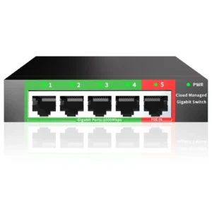 OEM Smart Managed 5-Port Gigabit Ethernet Switch – L2 Network Switch with VLAN Support for IP Camera CCTV