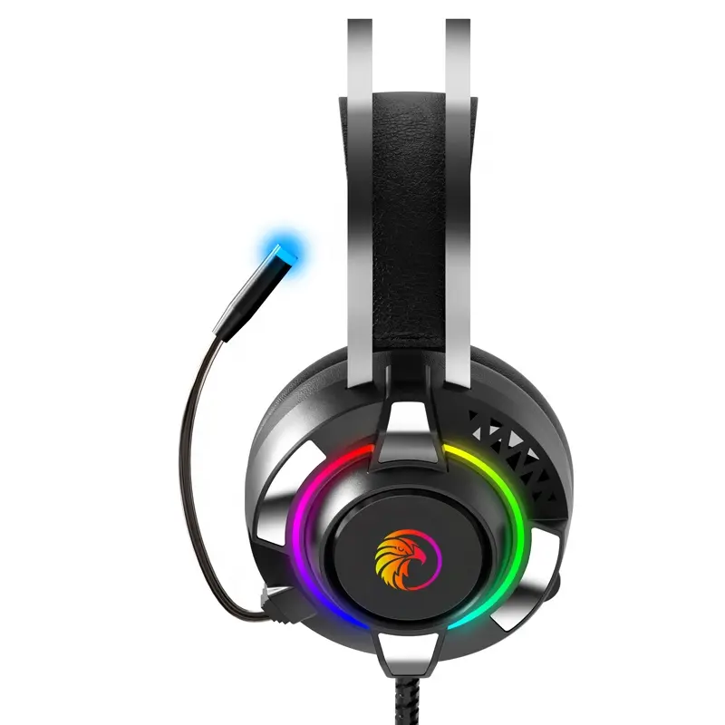 Wired 3.5mm Gaming Headset with 7.1 Stereo Sound & LED Lighting - Image 2