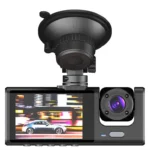 1080P Dual-Lens Dash Cam for Front & Cabin Recording