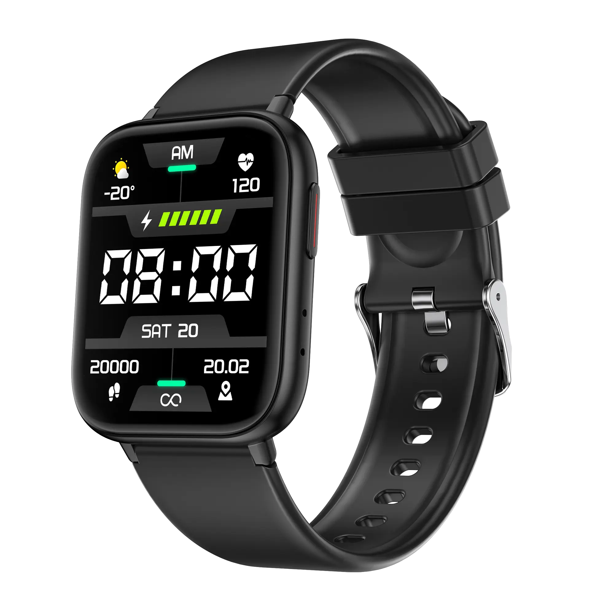 Touch Screen Smartwatch with Mobile Phone Calling, Sports Tracker, and Bluetooth Connectivity