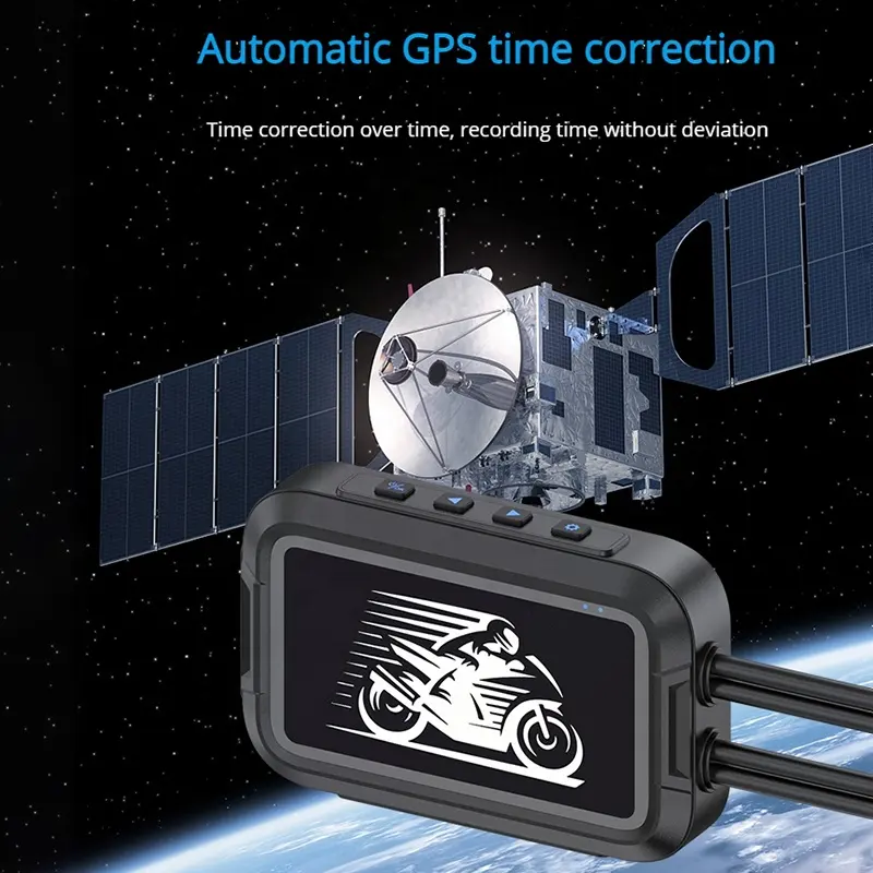 Motorcycle Dash Cam with Dual 1080P Waterproof Cameras and 150° Wide-Angle Lens - Image 2