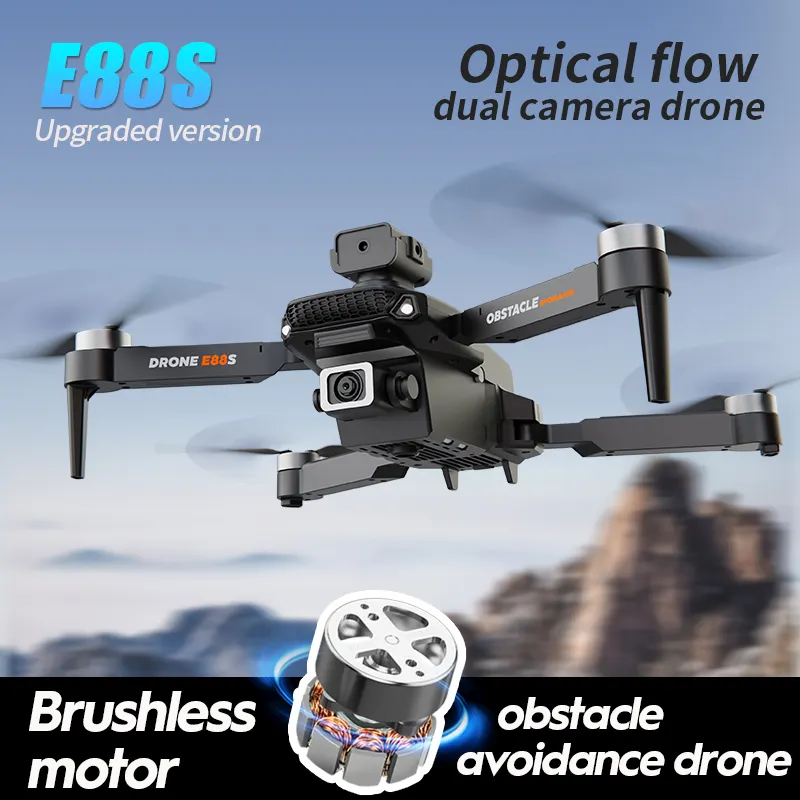 4K HD Dual Camera Brushless Motor RC Drone - Image 3
