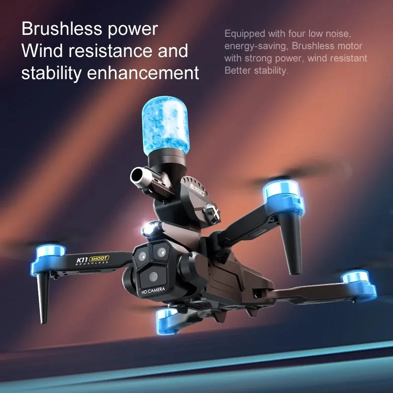 8K Camera Long Range Drone with Water Bombs & Three Camera Obstacle Avoidance