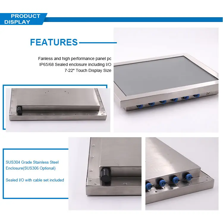 Stainless Steel Outdoor 10.1-Inch Android Tablet PC – Industrial Waterproof IP65 - Image 3