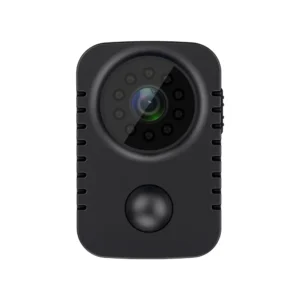 Mini Body Camera with Night Vision, 140° Wide-Angle Lens, PIR Motion Detection, and 10-Hour Battery Life