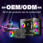 Acrylic Computer Case – Mid Tower Gaming PC Case with Fan Support