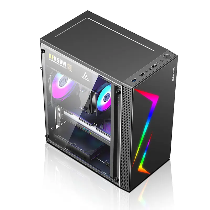 Acrylic Computer Case – Mid Tower Gaming PC Case with Fan Support - Image 3